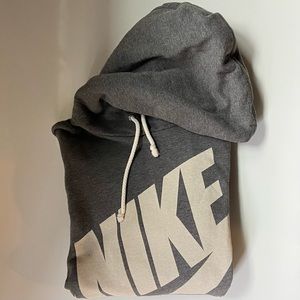 Grey Nike Hoodie Sweatshirt